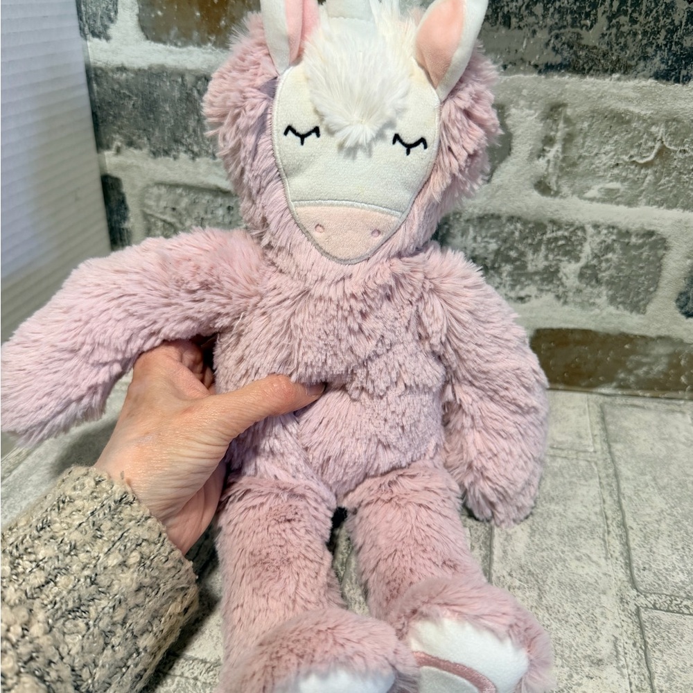 Slumberkins Pink Rose Unicorn Plush Soft Toy Stuffed Animal 14"